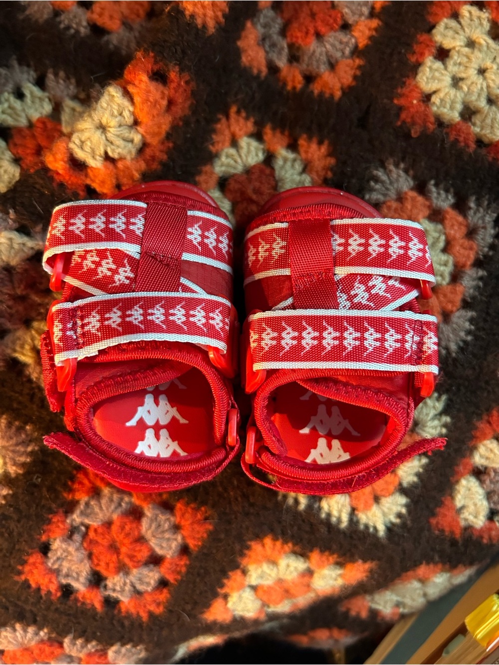 Kappa 222 Red Banda Mitel Sandals